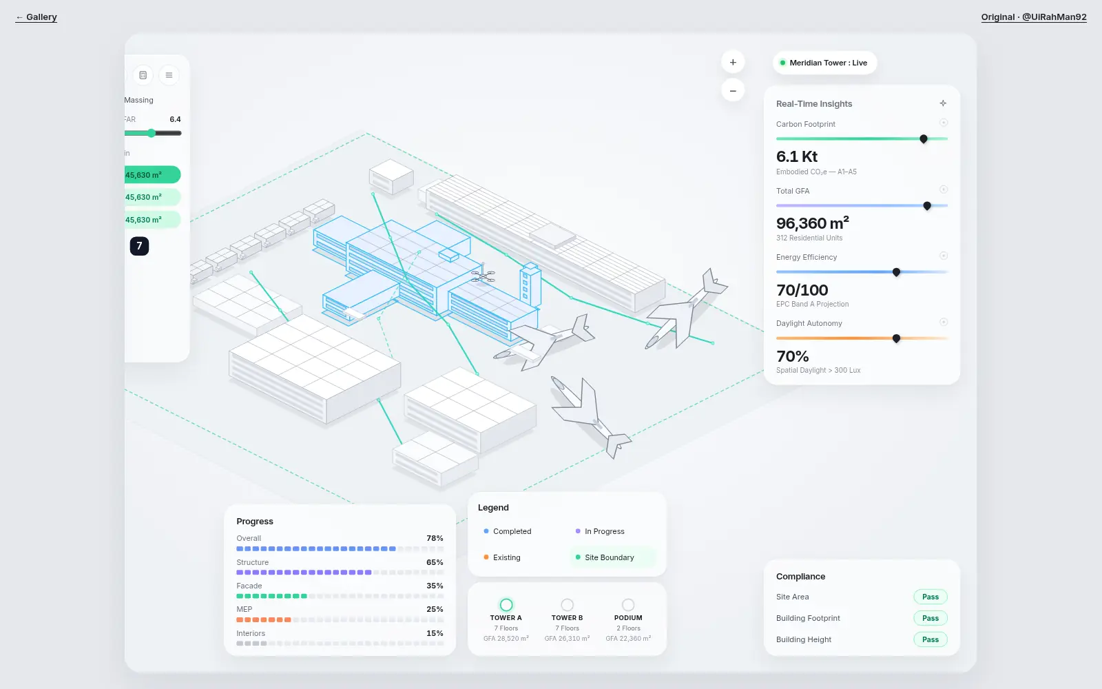 Poster of PropTech glass HUD