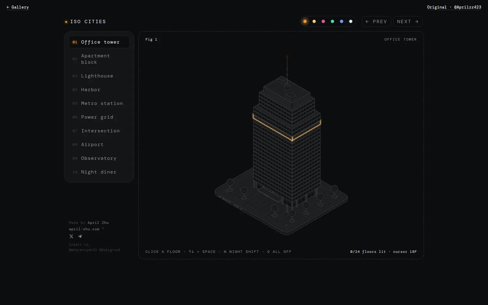 Poster of Isometric city atlas